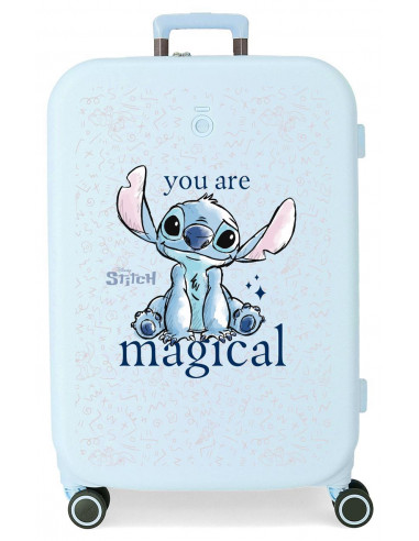 3859221 ABS SUITCASE 70CM 4W. STITCH YOU ARE MAGICAL